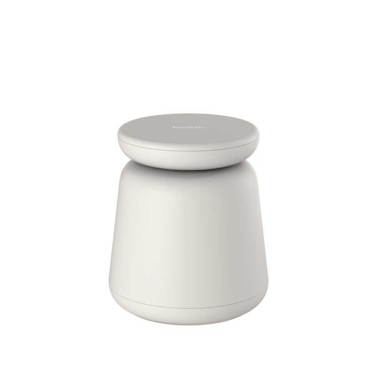 Belkin Wireless Charging Dock (แท่นชาร์จไร้สาย) 2 in 1 ชาร์จเร็วเทคโนโลยี Magsafe - สีเบจ