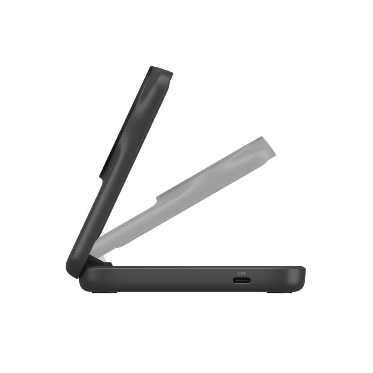 Belkin UltraCharge 2 in 1 (25W) Foldable Magnetic Charge (ที่ชาร์จไร้สาย) - สีดำ