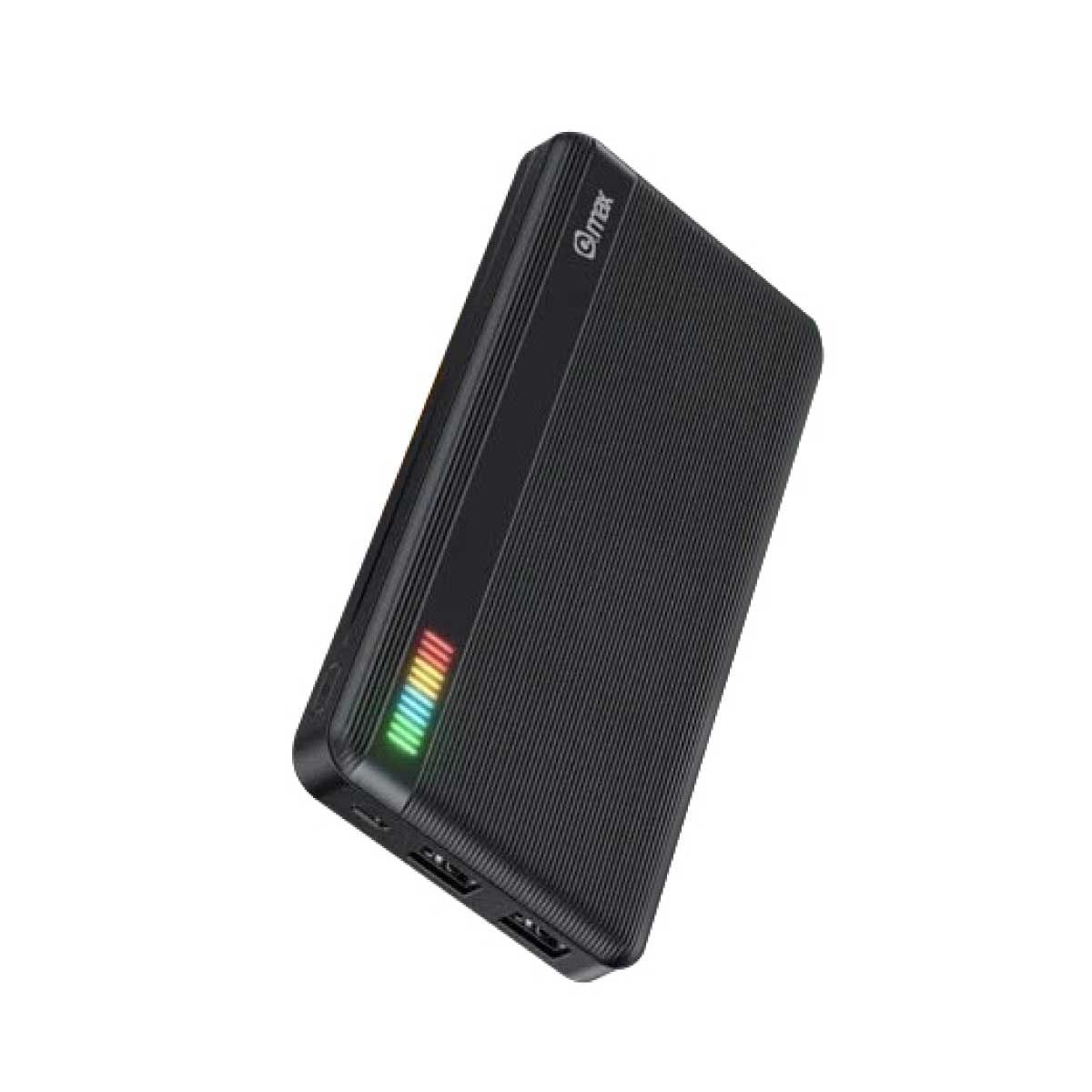 Q.max Power Bank 10,000 mAh/USB 2,LED Multi-Color รุ่น GC57
