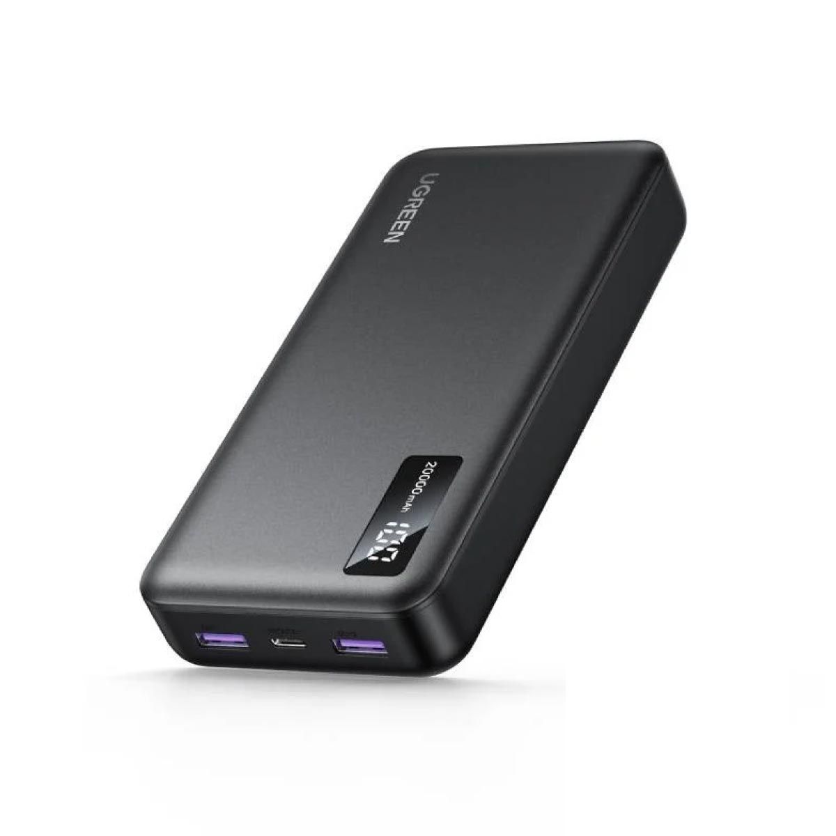 UGREEN Power Bank 20W จอ LED 20000 mAh สีดำ