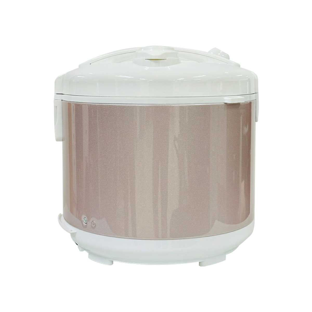 HAIER หม้อหุงข้าวอุ่นทิพย์1.8L 700W สีขาว/ชมพู รุ่นHRC-SM18