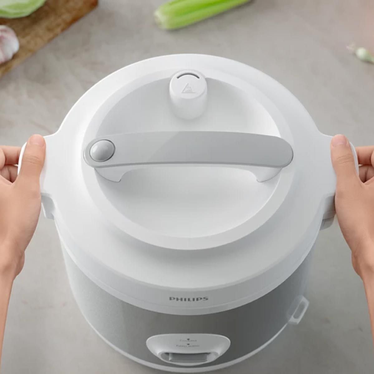 PHILIPS หม้อหุงข้าว 1.8 ลิตร รุ่น HD3008/30