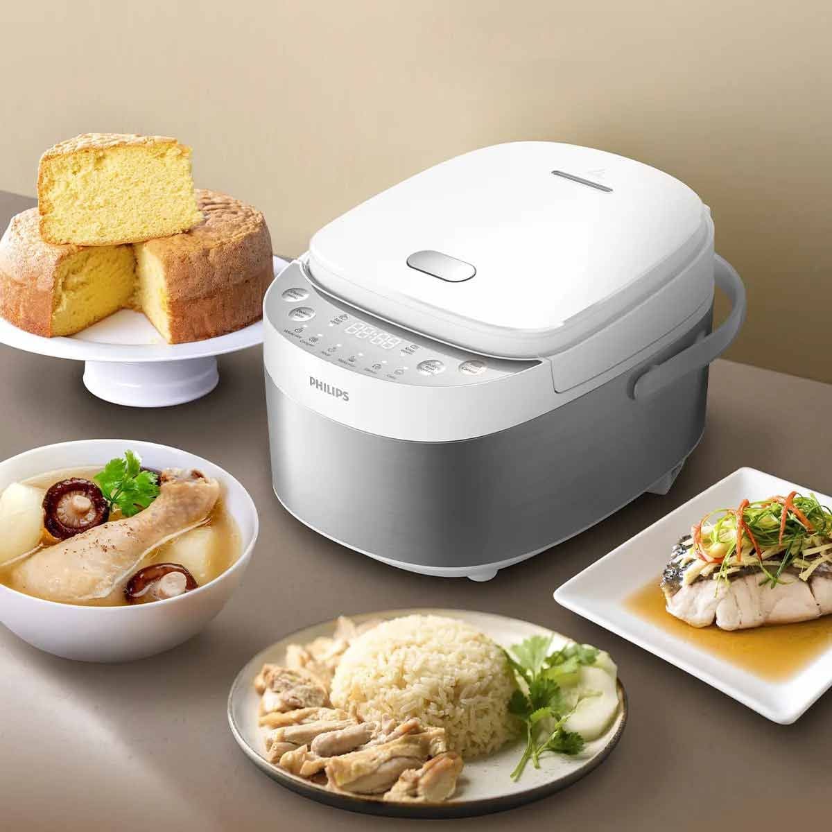 PHILIPS หม้อหุงข้าวไฟฟ้า0.85ลิตร รุ่น HD3170/35