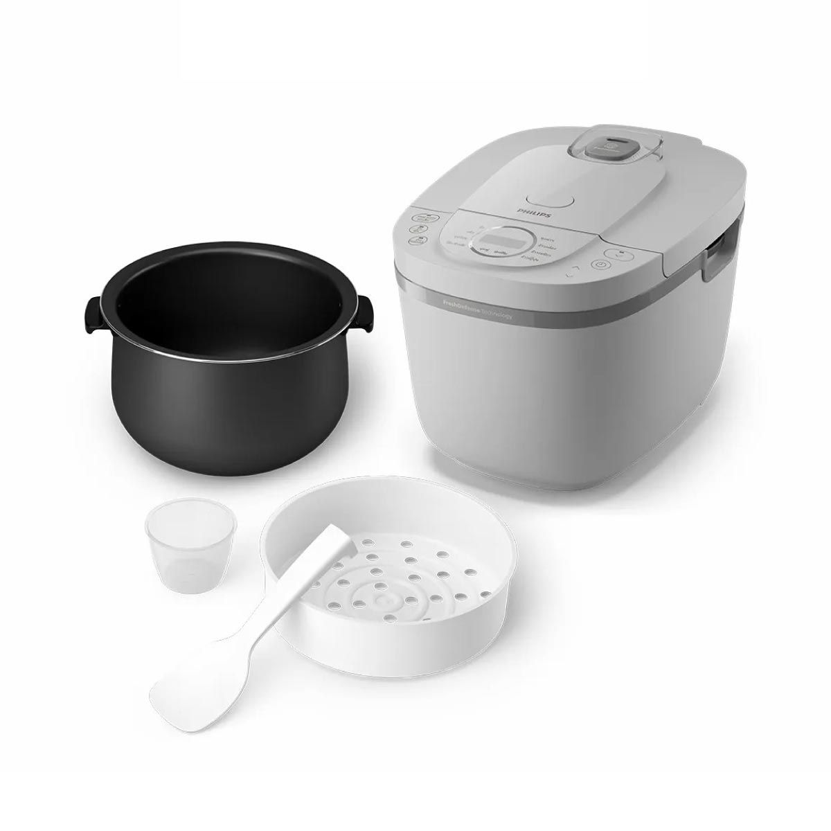 PHILIPS หม้อหุงข้าวAI 1.8L 12โปรแกรม รุ่น HD4719/32