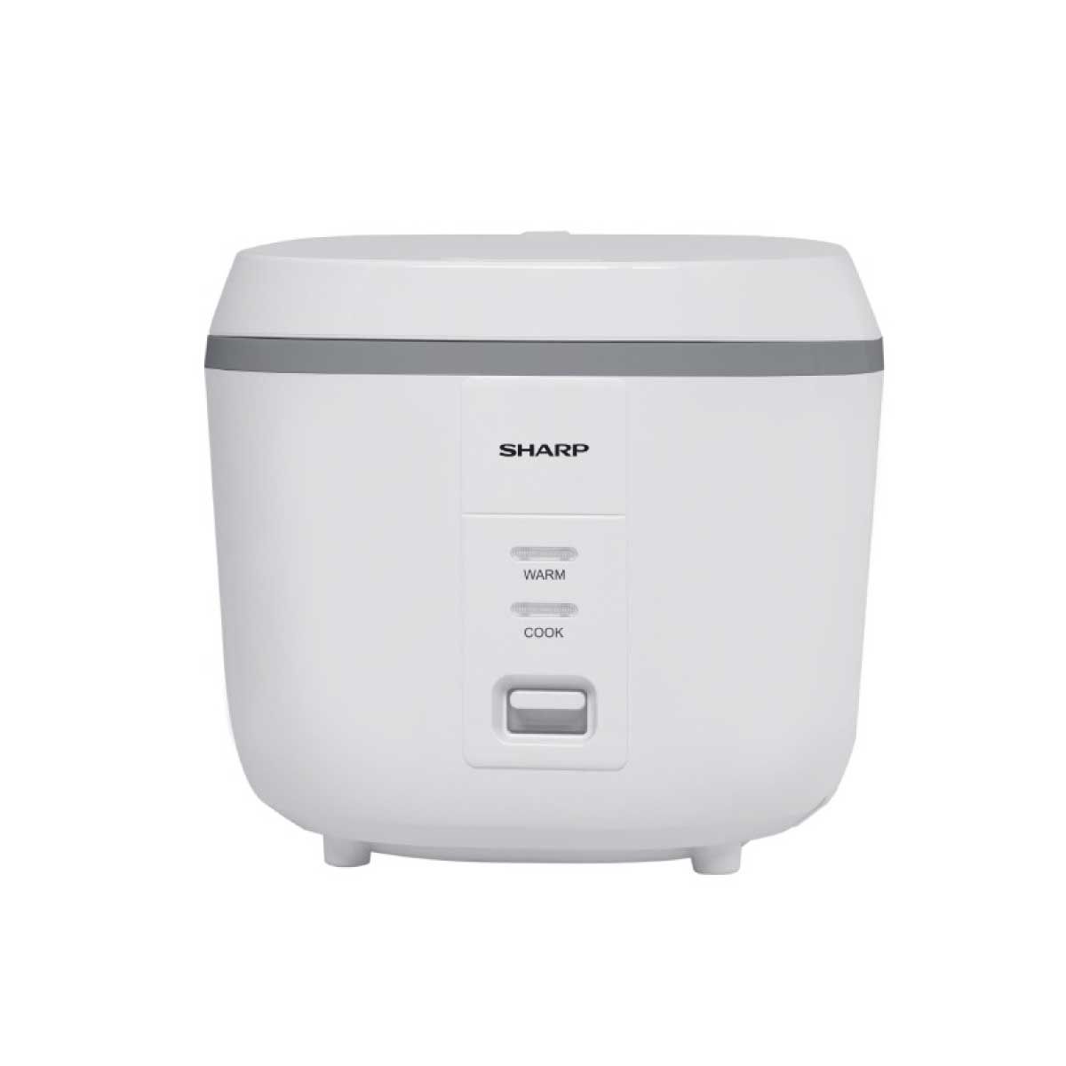 SHARP หม้อหุงข้าวอุ่นทิพย์คิวบ์ 1ลิตร สีขาว KS-PR11ET(WH)