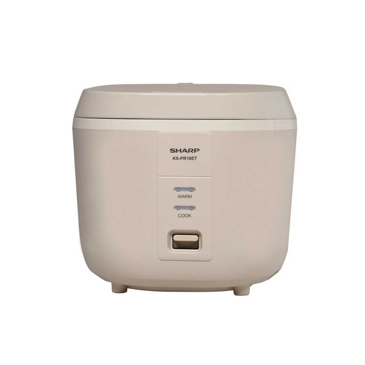 SHARP หม้อหุงข้าวอุ่นทิพย์คิวบ์ 1.8ลิตร สีแซนKS-PR18ET(VA)