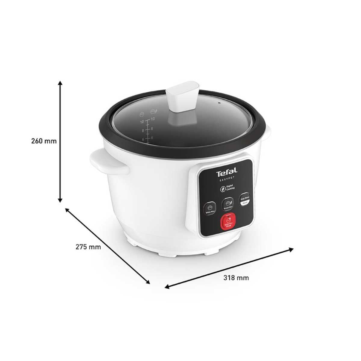 TEFAL หม้อหุงข้าว1.8ลิตร เคลือบ รุ่นRK1071T0