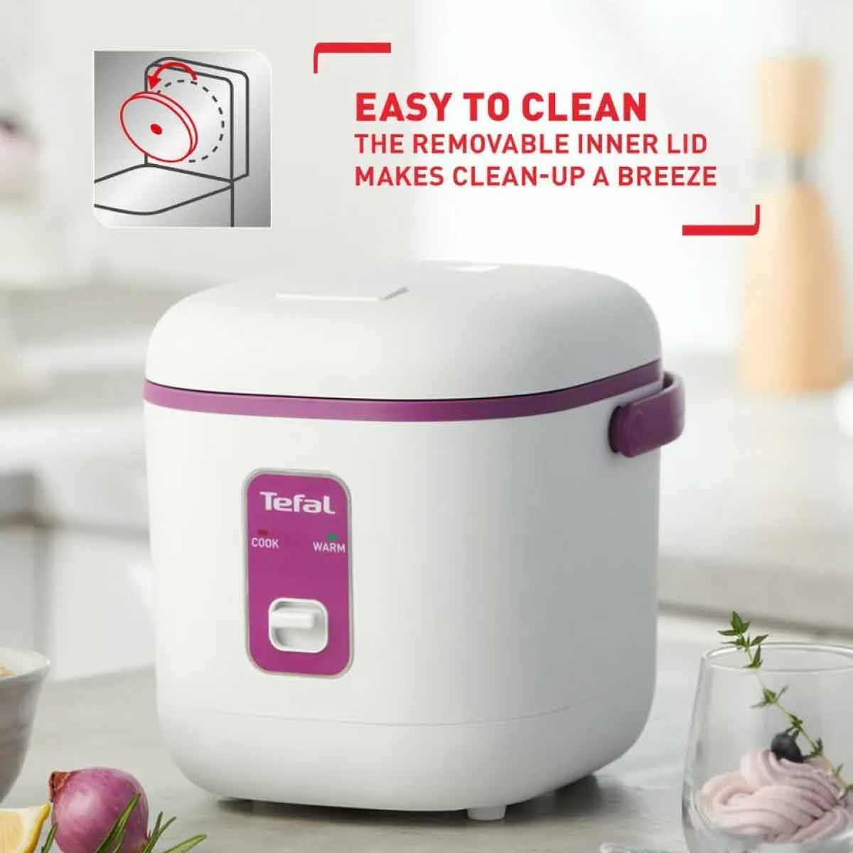 TEFAL หม้อหุงข้าว0.4ลิตร สีม่วง RK1721T0