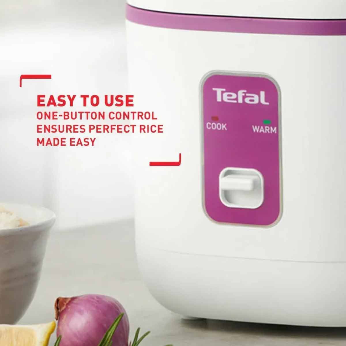 TEFAL หม้อหุงข้าว0.4ลิตร สีม่วง RK1721T0