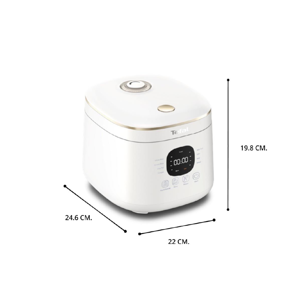 TEFAL Rice Mate หม้อหุงข้าว 0.7ลิตร AI รุ่นRK515166
