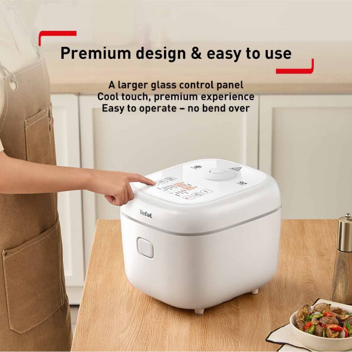 TEFAL หม้อหุงข้าวดิจิตอล1.8ลิตร AI 11โปรแกรม RK7711T0