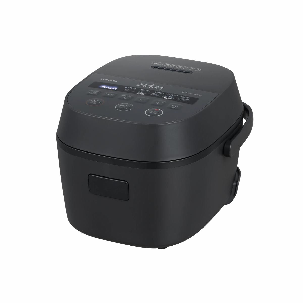 TOSHIBA หม้อหุงข้าวดิจิตอล 1.8 ลิตร สีดำ รุ่น RC-18DRVTH(H)