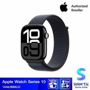 Apple Watch Series 10S10 GPS 46mm Jet Black   Aluminium Case Sport Loop