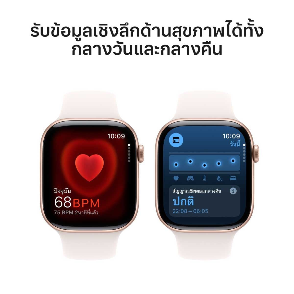 Apple Watch Series 10S10 GPS 46mm Rose Gold  Aluminium Case Light Blush Sport Band-M/L