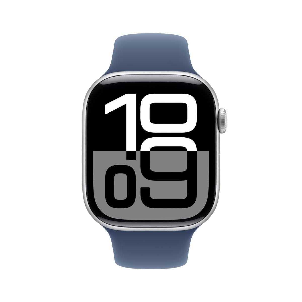 Apple Watch Series 10S10 GPS 46mm Silver  Aluminium Case Denim Sport Band-M/L
