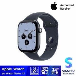 Apple Watch Series 12 รุ่น GPS + Cellular ตัวเรือนเซรามิก สีไนท์บลู 46 มม. สายแบบ Sport Band สีนาวีบลู ขนาด M/L (Pre-Order รับสินค้าวันที่ 19 ต.ค. 69 เป็นต้นไป)
