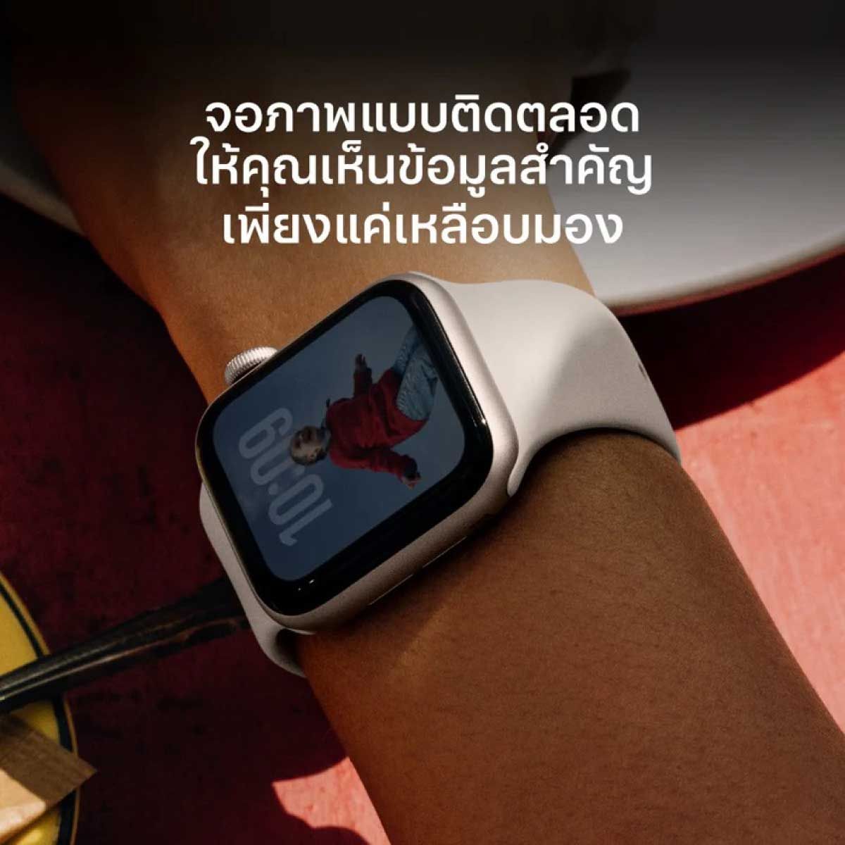 Apple Watch SE 3 รุ่น GPS | ตัวเรือนอะลูมิเนียม สีมิดไนท์ 40 มม. | สายแบบ Sport Band สีมิดไนท์ ขนาด M/L