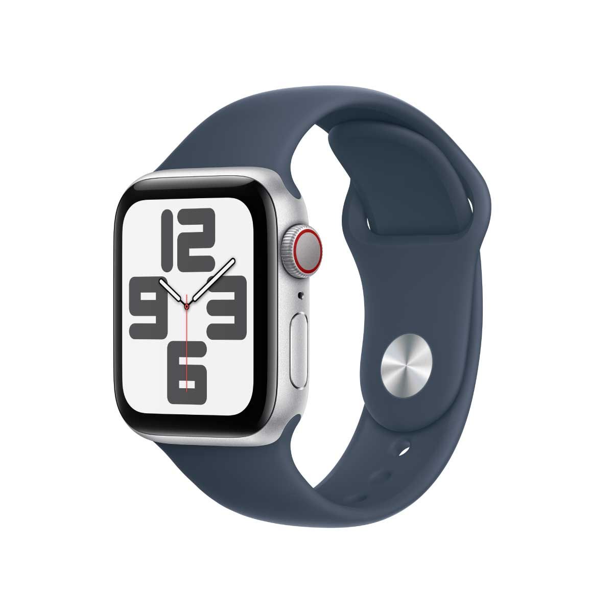 Apple Watch SE Silver  40 mm  GPS+Cellular  Aluminium Case Sport Band