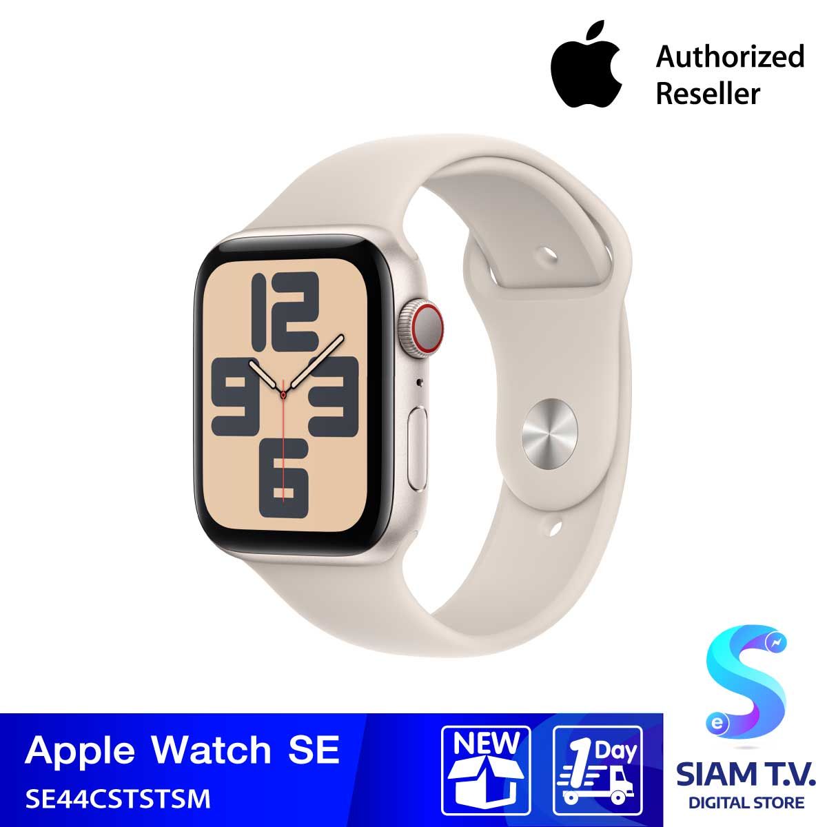 Apple Watch SE Starlight 44 mm  GPS+Cellular  Aluminium Case Sport Band