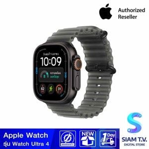 Apple Watch Ultra 4 รุ่น GPS + Cellular ตัวเรือนไทเทเนียม สีดำ 49 มม. สายแบบ Ocean Band สีดำโปร่งแสง (Pre-Order รับสินค้าวันที่ 19 ต.ค. 69 เป็นต้นไป)