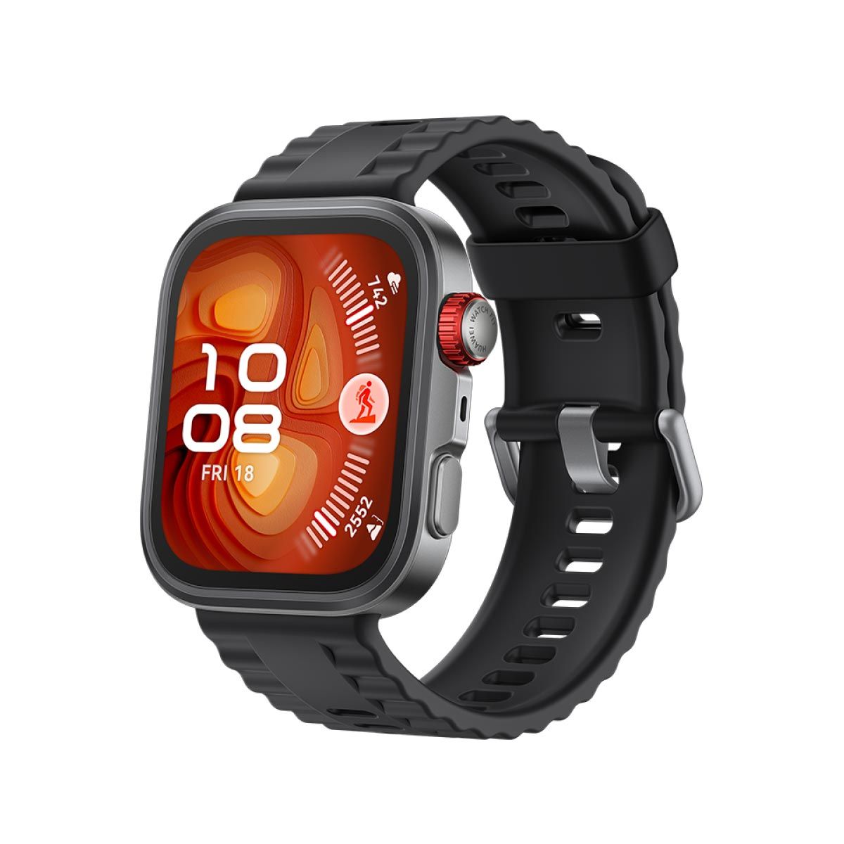 HUAWEI WATCH FIT 4 Pro (Black)  สายฟลูโรอีลาสโตเมอร์
