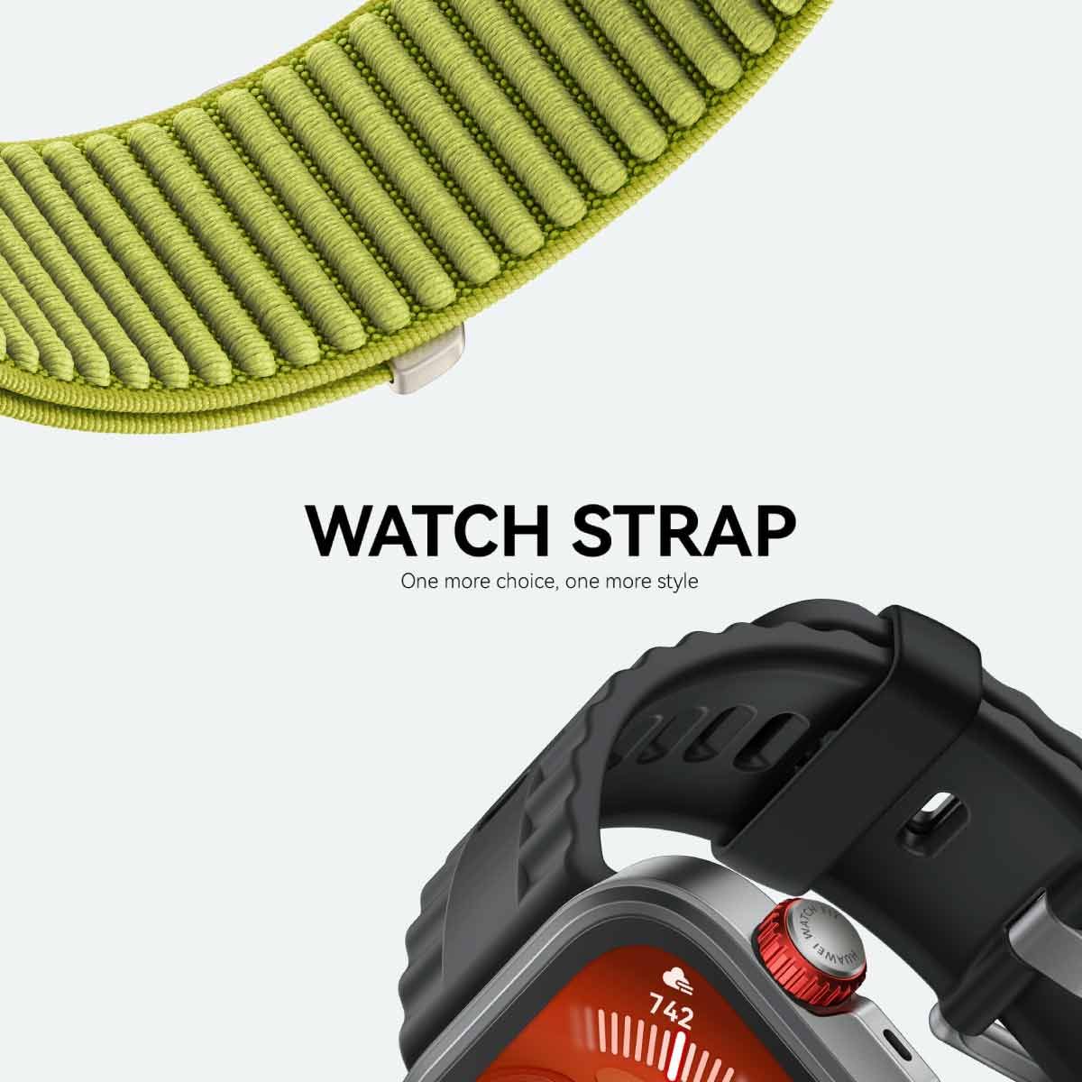 HUAWEI WATCH FIT 4 Pro (Black)  สายฟลูโรอีลาสโตเมอร์