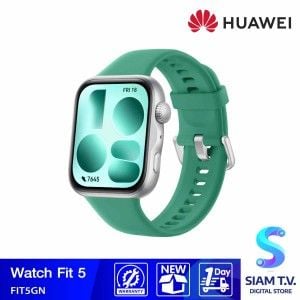 Huawei Watch Fit 5 - Green (Fluoroelastomer Strap)