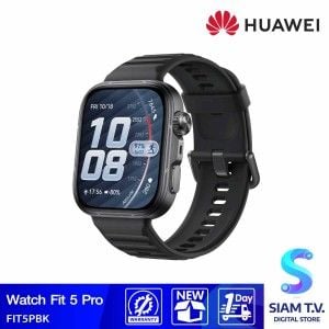 Huawei Watch Fit 5 Pro - Black (Fluoroelastomer Strap)