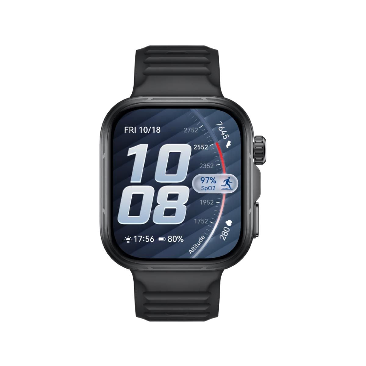 Huawei Watch Fit 5 Pro - Black (Fluoroelastomer Strap)