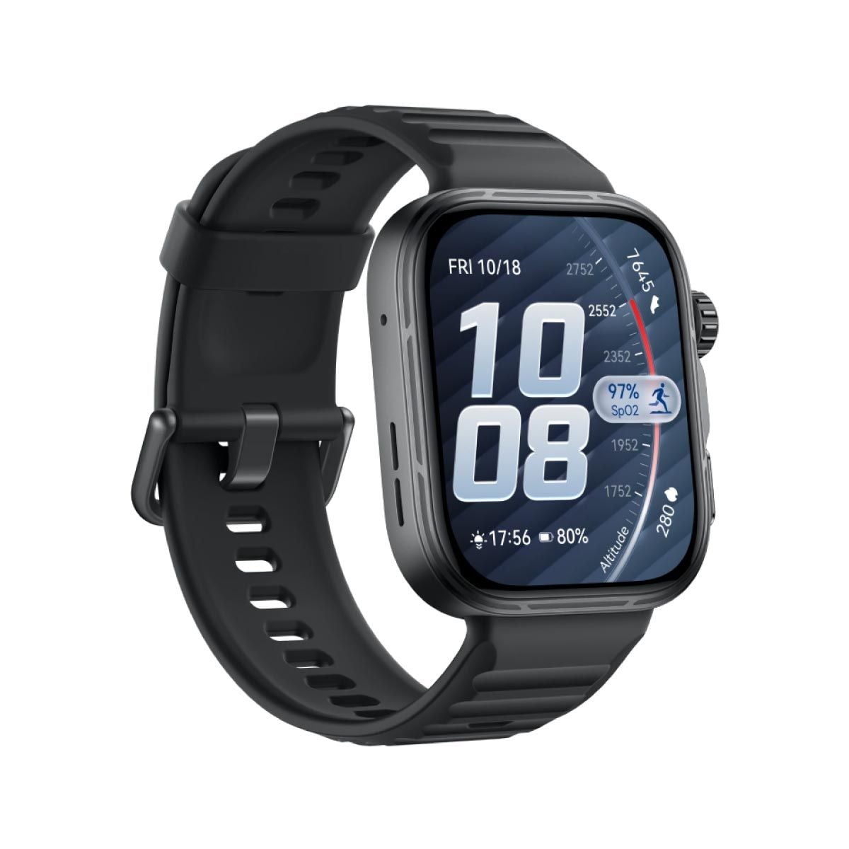 Huawei Watch Fit 5 Pro - Black (Fluoroelastomer Strap)