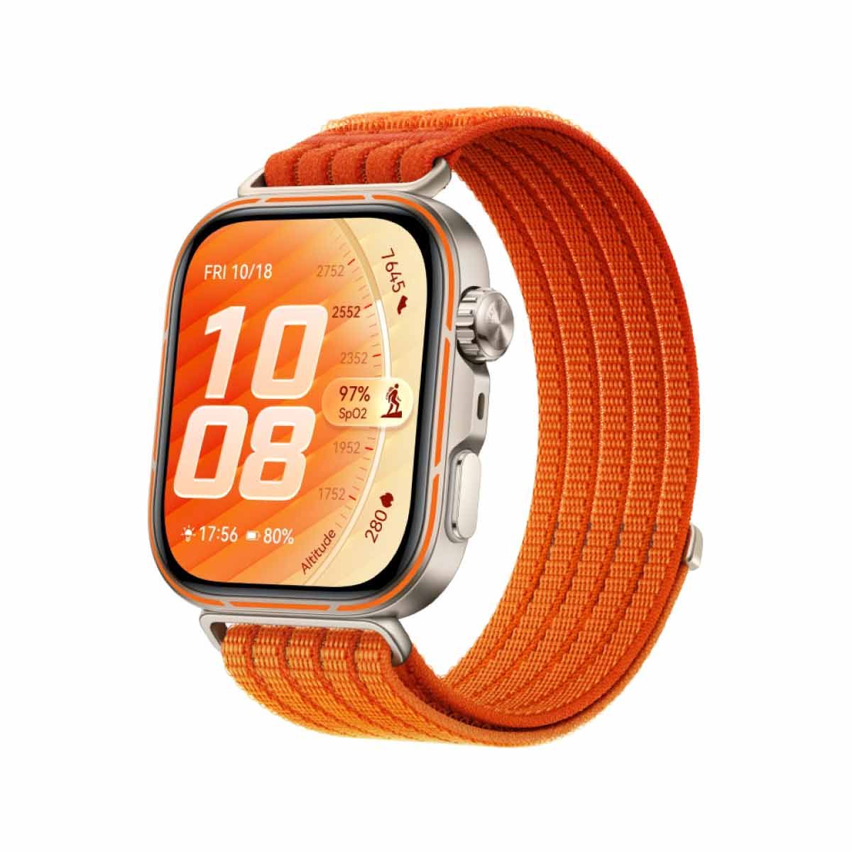 Huawei Watch Fit 5 Pro - Orange (Nylon Strap)