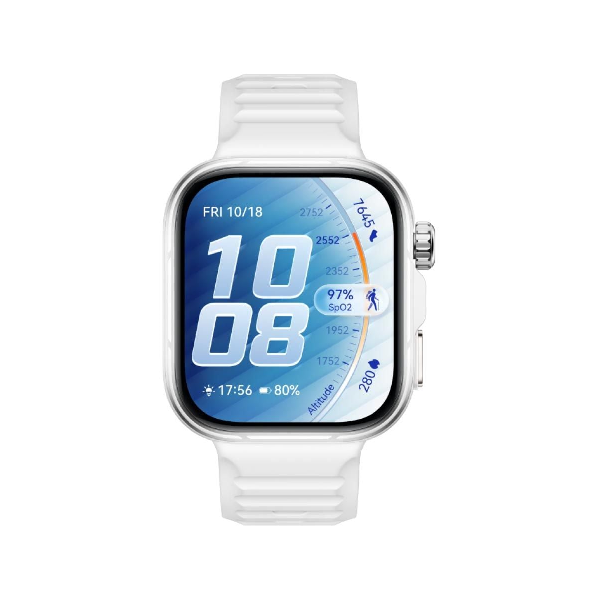 Huawei Watch Fit 5 Pro - White (Fluoroelastomer Strap)