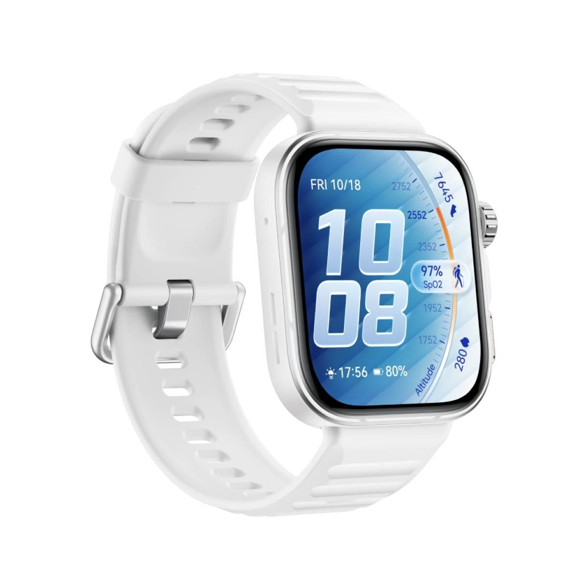 Huawei Watch Fit 5 Pro - White (Fluoroelastomer Strap)