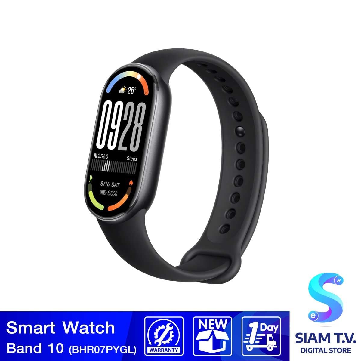 Xiaomi Smart Band 10 สี Midnight Black