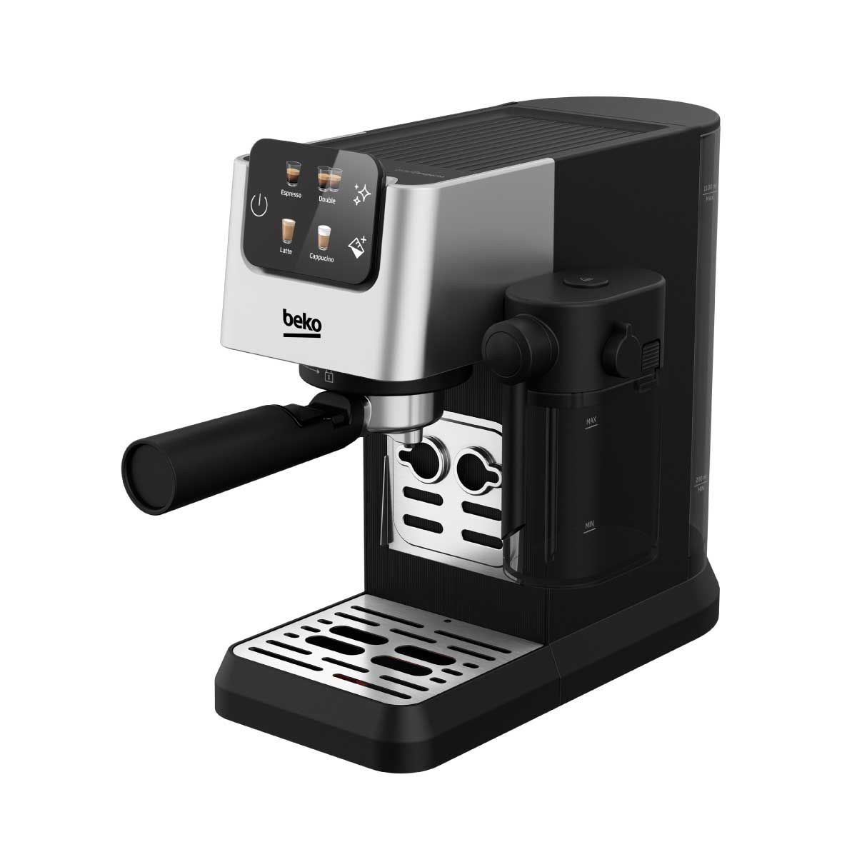 BEKO  เครื่องชงกาแฟอัตโนมัติแบบผงพร้อมที่ทำฟองนมและ Milk cup 15บาร์ รุ่นCEP5304X
