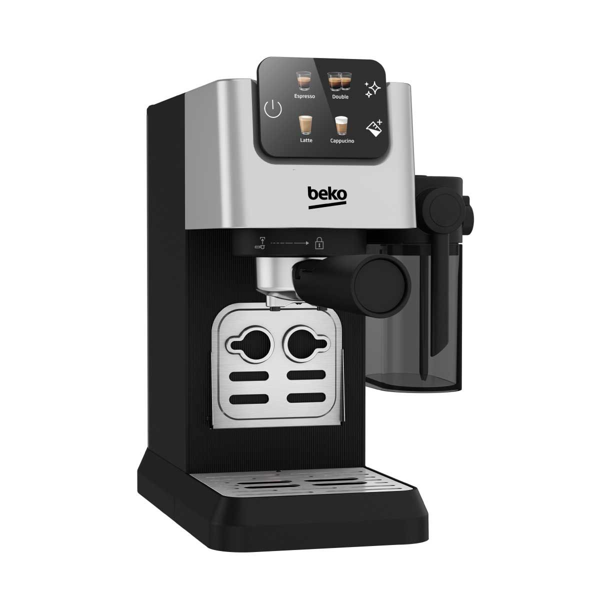 BEKO  เครื่องชงกาแฟอัตโนมัติแบบผงพร้อมที่ทำฟองนมและ Milk cup 15บาร์ รุ่นCEP5304X