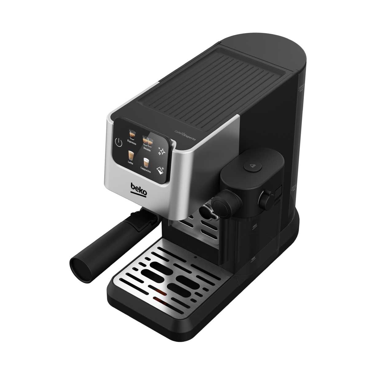 BEKO  เครื่องชงกาแฟอัตโนมัติแบบผงพร้อมที่ทำฟองนมและ Milk cup 15บาร์ รุ่นCEP5304X