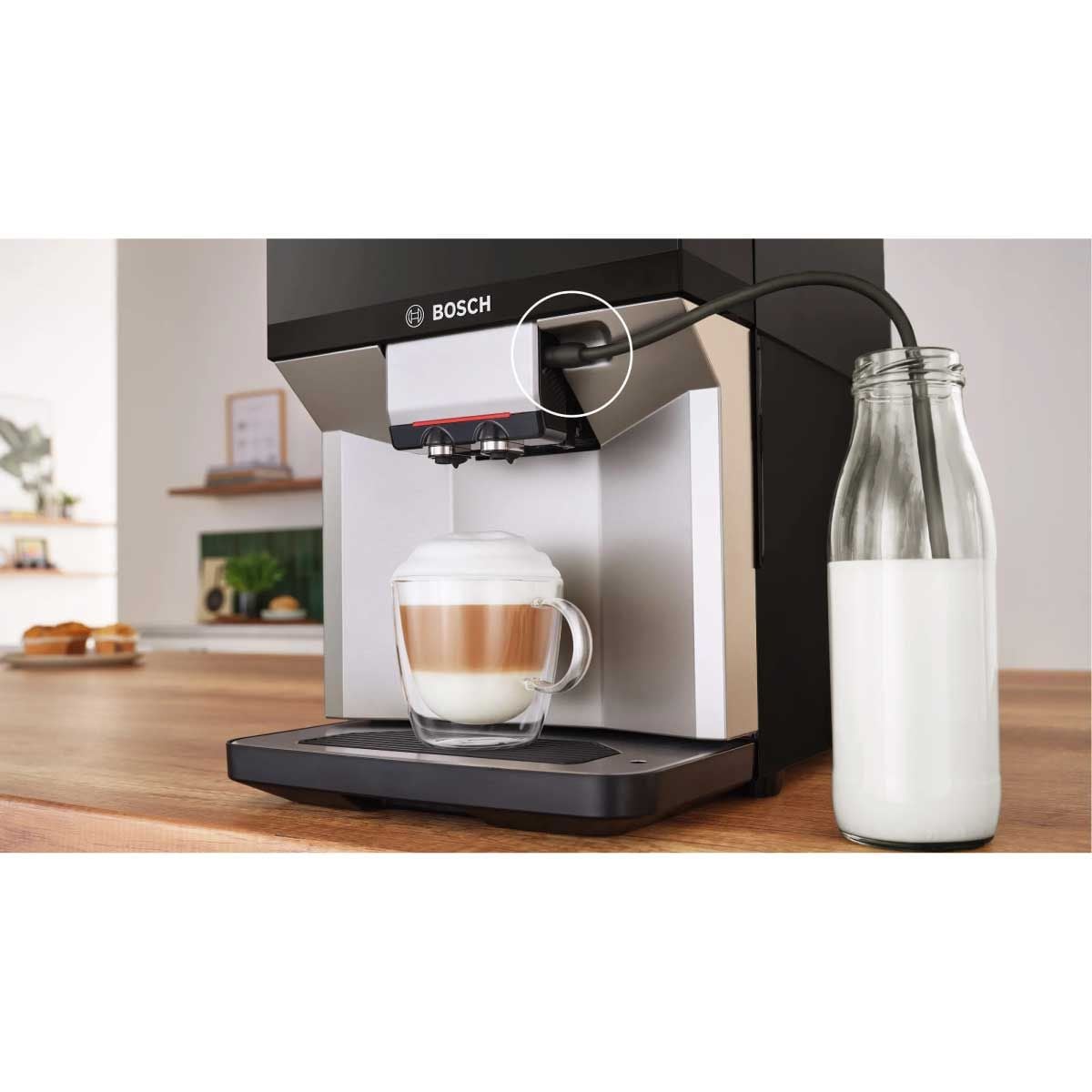 BOSCH  เครื่องชงกาแฟอัตโนมัติ 9โปรแกรม Series4 รุ่น  TPE40307