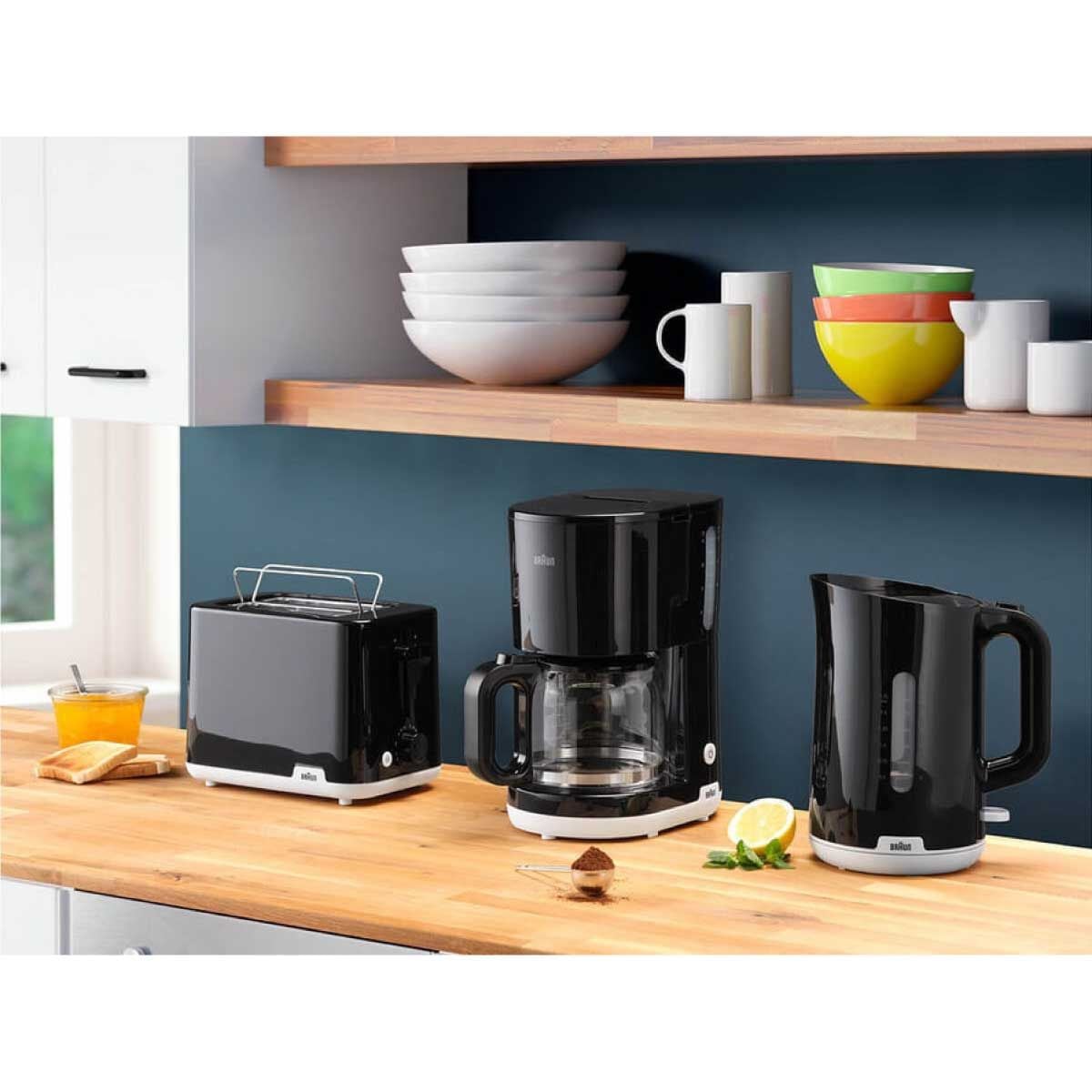 BRAUN เครื่องชงกาแฟดริป1000W รุ่นKF1100BK