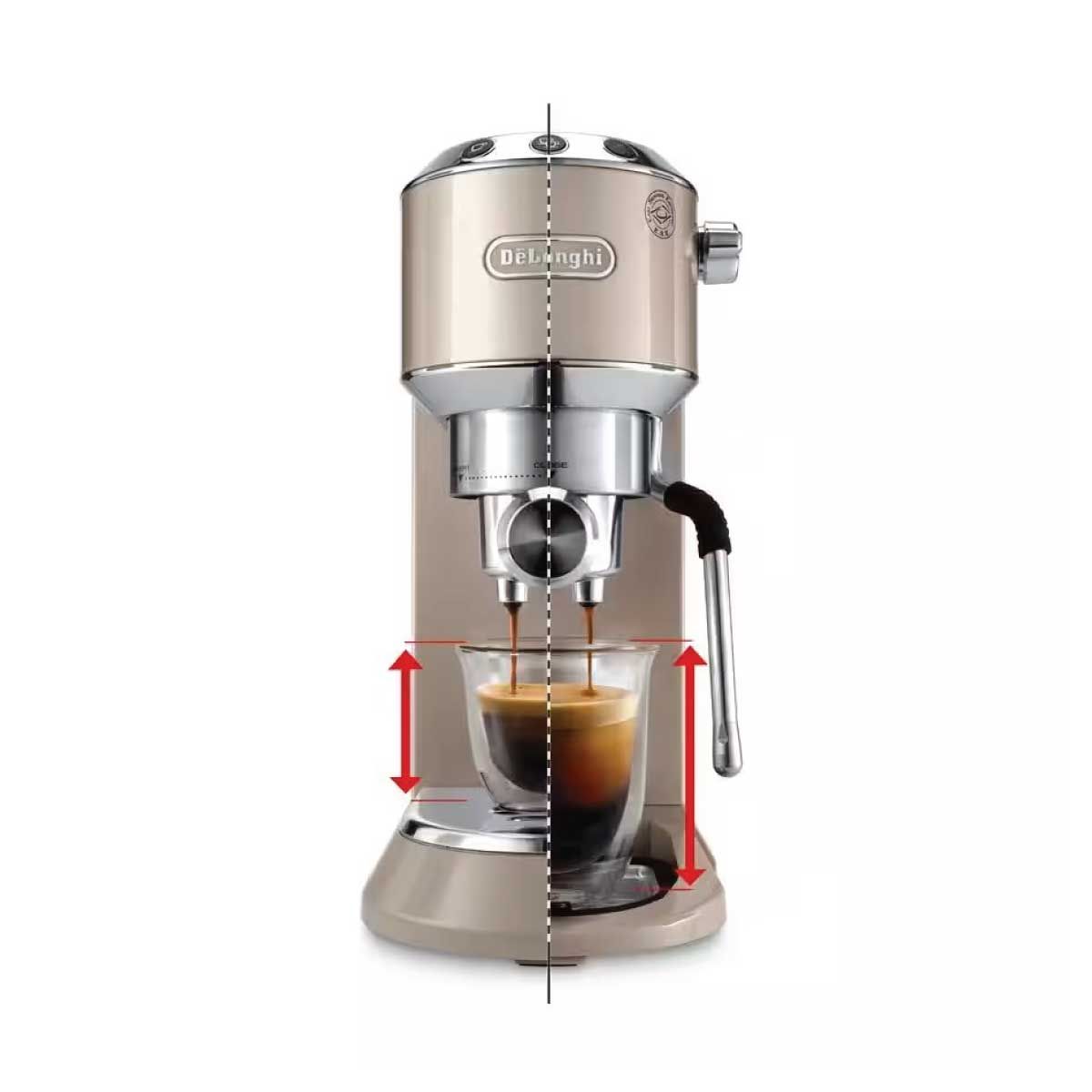 DELONGHI เครื่องชงกาแฟเอสเปรชโซ่ แรงดัน15บาร์ รุ่น EC-885BG สีเบจ