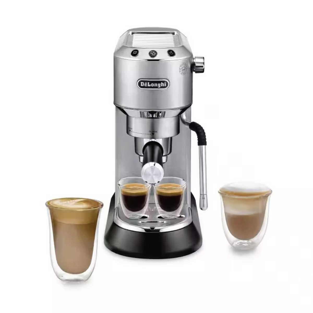 DELONGHI เครื่องชงกาแฟเอสเปรชโซ่ แรงดัน15บาร์ รุ่นEC885.M สีเงิน