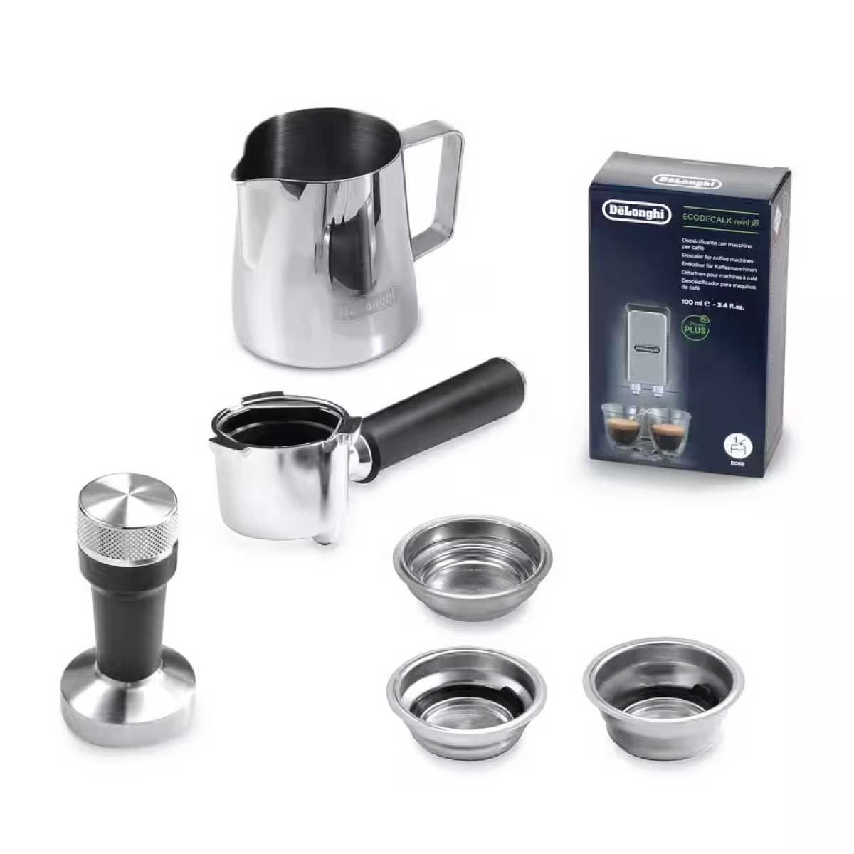 DELONGHI เครื่องชงกาแฟเอสเปรชโซ่ แรงดัน15บาร์ รุ่นEC885.M สีเงิน