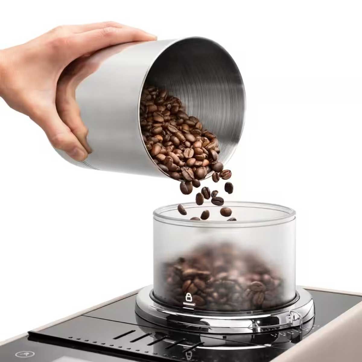 DELONGHI เครื่องชงกาแฟอัตโนมัติ แรงดัน19บาร์ สีเบจ EXAM440.55BG
