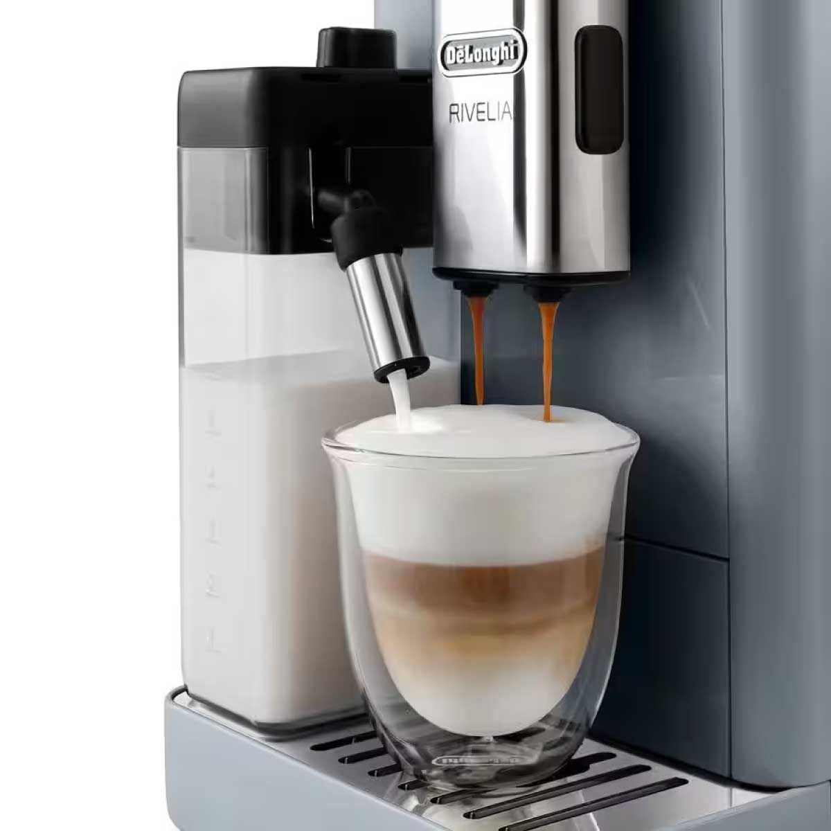 DELONGHI เครื่องชงกาแฟอัตโนมัติ แรงดัน19บาร์ สีเทา EXAM440.55G
