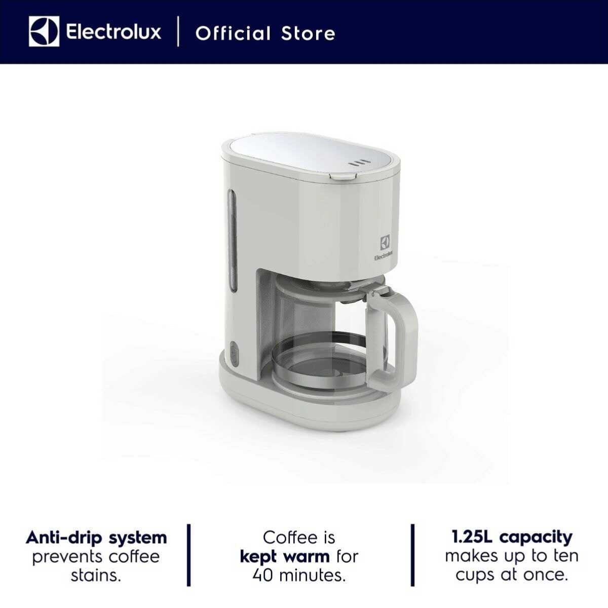 ELECTROLUX เครื่องชงกาแฟแบบน้ำผ่าน1000วัตต์ รุ่น E2CM1-200W