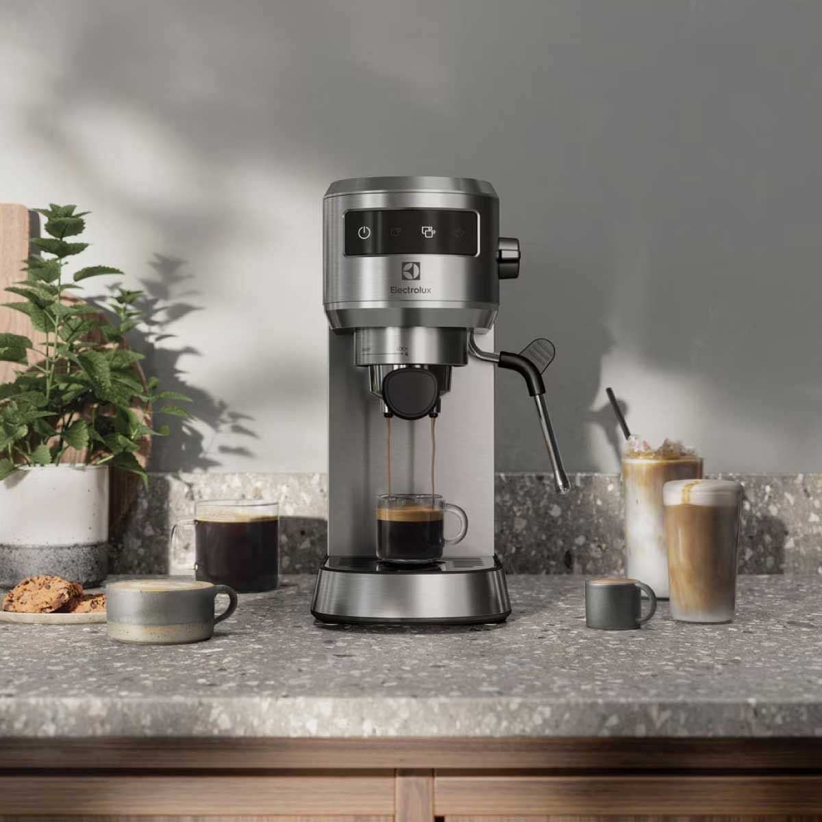 ELECTROLUX เครื่องชงกาแฟ 15บาร์ รุ่นE5EC1-50ST