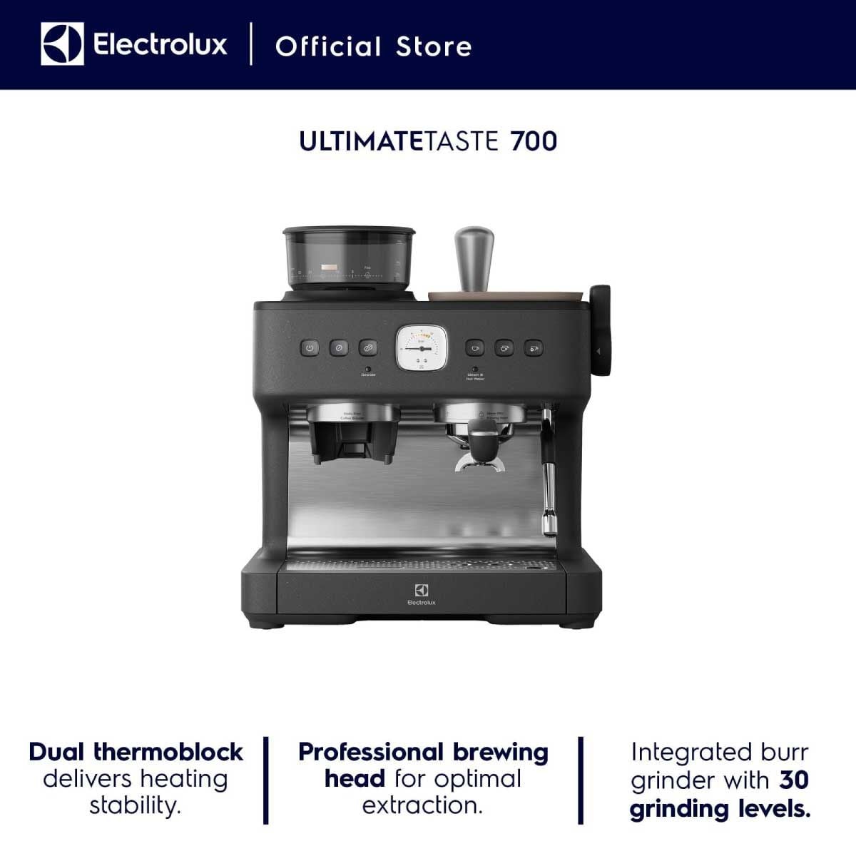ELECTROLUX  เครื่องชงกาแฟ 20บาร์ รุ่นE7EC1-600P