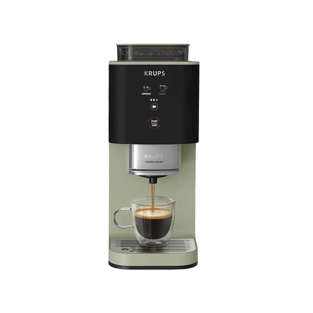 KRUPS เครื่องชงกาแฟเอสเพรสโซ่ สีเขียว รุ่น SA401LE0