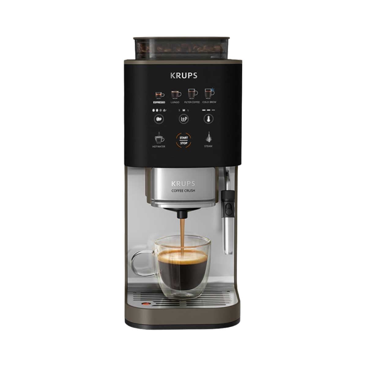 KRUPS เครื่องชงกาแฟเอสเพรสโซ่ + ทำฟอง รุ่น SA403BE0