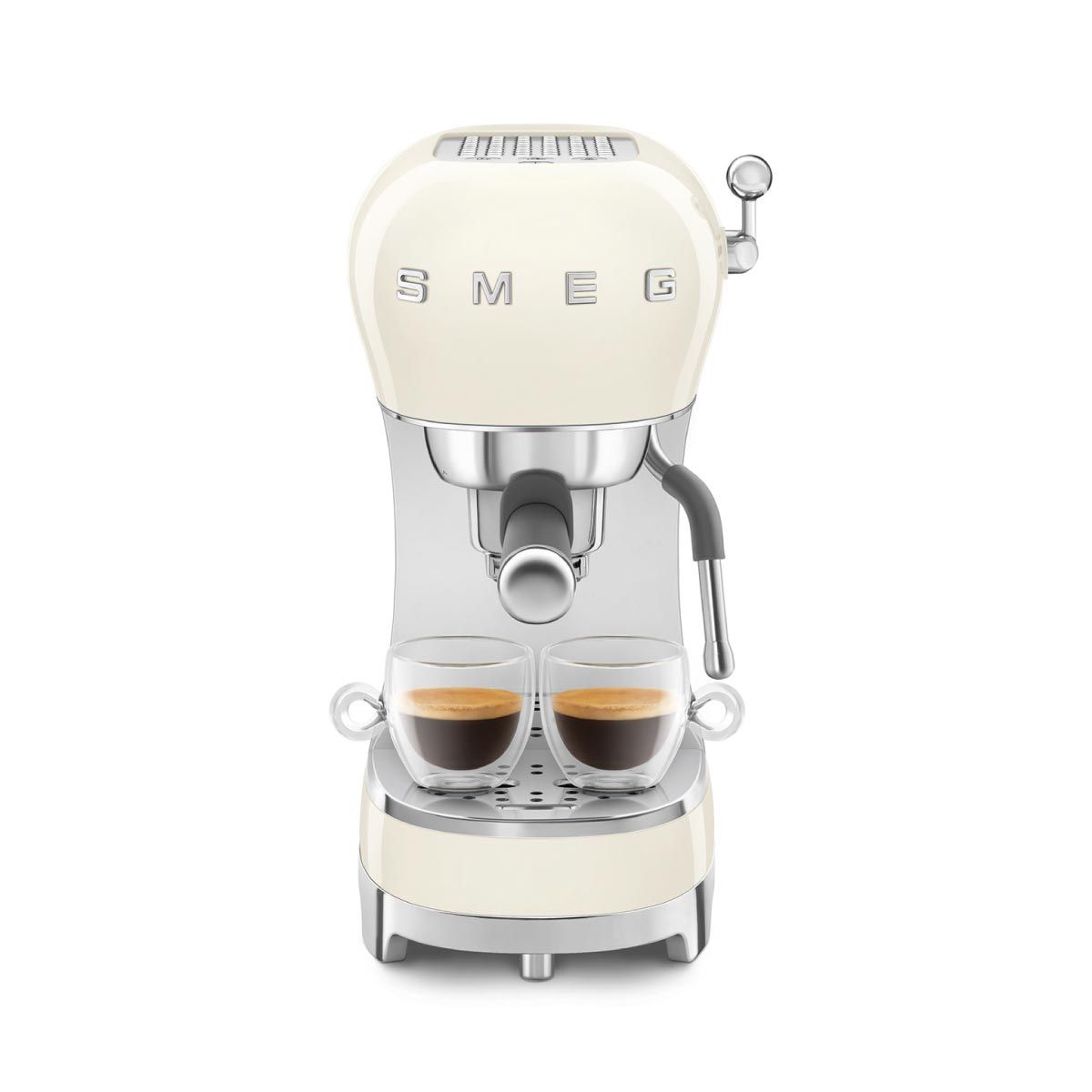 SMEG เครื่องชงกาแฟเอสเปรสโซ สีครีม  รุ่น ECF02CREU